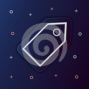 Tag nolan button icon. Simple thin line, outline vector of web icons for ui and ux, website or mobile application