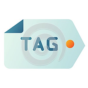 Tag tagging seo keyword single isolated icon with smooth style