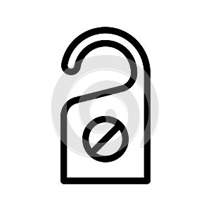 Tag thin line vector icon