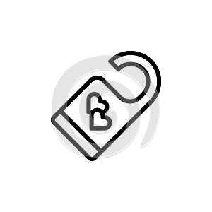 Tag, wedding icon. Simple line, outline vector elements of marriage icons for ui and ux, website or mobile application