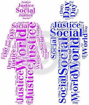 Tag or word cloud World Day of Social Justice related