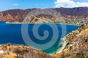 Taganga skyline cityscape Magdalena Colombia photo