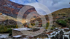 Taghia Vilage in Winter , Morocco photo