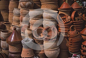 Tagine cookers and other  pottery