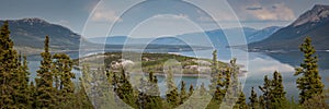 Tagish Lake & Bowe Island, Yukon, Canada during early summer