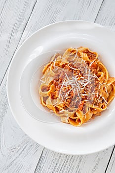 Tagliatelle al ragu