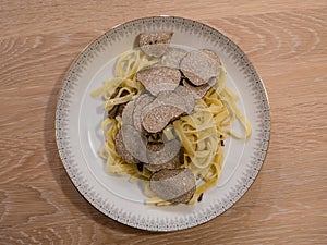 Tagliatelle al Tartufo Truffle Pasta photo