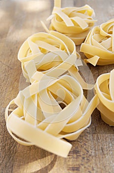 Tagliatelle pasta photo