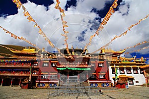 Tagong temple, a famous Sakya Tibetan Buddhism temple