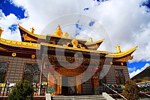 Tagong temple, a famous Sakya Tibetan Buddhism temple