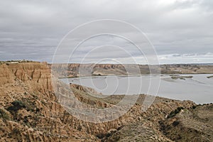 Tagus river canyons in `Barrancas de Burujon`, Spain