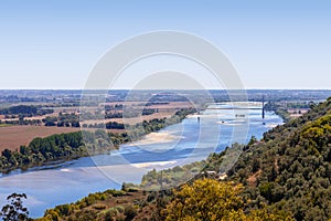 The Tagus River (Rio Tejo), the largest of the Iberian Peninsula