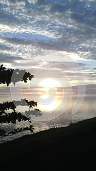 Tahiti sunset