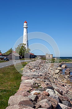 The Tahkuna lighthouse on Hiiumaa, Estonia