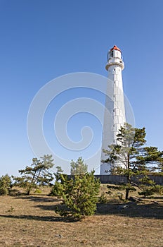 Tahkuna lighthouse in Hiiumaa, Estonia photo