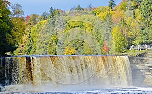 Tahquamenon Falls in the Michigan State Park