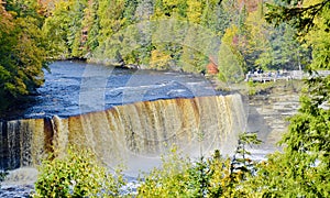 Tahquamenon Falls in the Michigan State Park