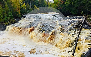 Tahquamenon Falls in the Michigan State Park