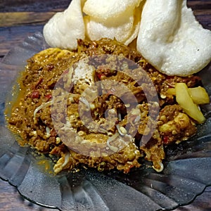 Tahu Tek is a typical East Javanese dish