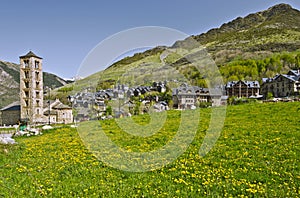 Tahull village in Valley of Boi in Catalonia