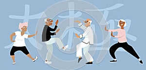 Tai Chi class