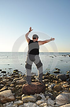 Tai chi by the sea