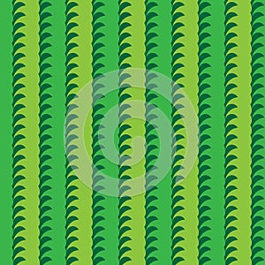 Tai Ji plant natural vertical seamless pattern