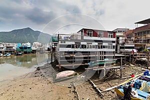 Tai O fishing village Lantau Island Hong Kong