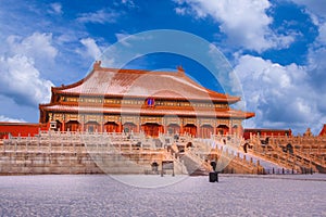 Taihe hall in forbidden city