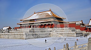 Taihedian of the Forbidden City of China