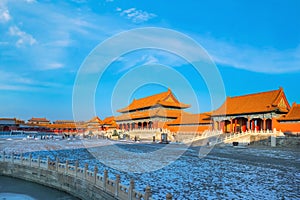 Taihemen Gate of Supreme Harmony at the Forbidden City