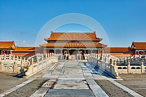 Taihemen Gate Of Supreme Harmony Imperial Palace Forbidden City