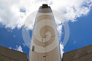 Tail of aircraft