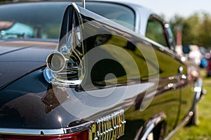 Tail fin from a classic american car