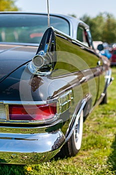 Tail fin from a classic american car