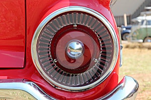 Tail light of classic car
