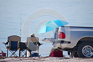 Tailgate fishing party