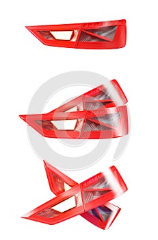 Taillight 3d render on a white background