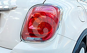 Taillight of a modern luxury car.
