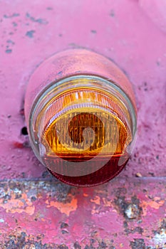 taillight of an old car