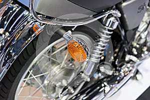 Taillight signal on motorcycle