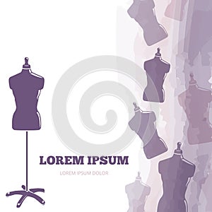 Tailor background or poster with dummy