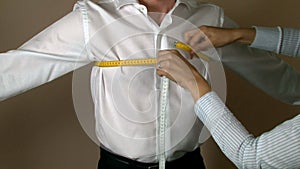 Tailor Chest Man Body Measuring