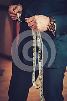 Tailor in his workshop