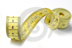 Tailor measuring tape isolated