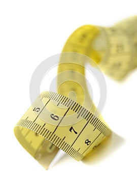 Tailor measuring tape isolated