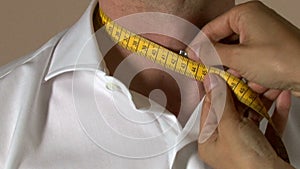 Tailor Neck Man Body Measuring