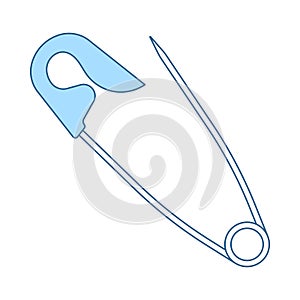 Tailor Safety Pin Icon