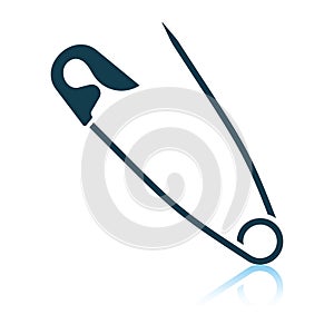 Tailor safety pin icon