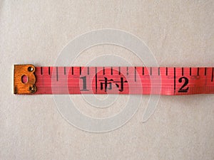 Tailor tape ruler in Cun (Chinese Inch)